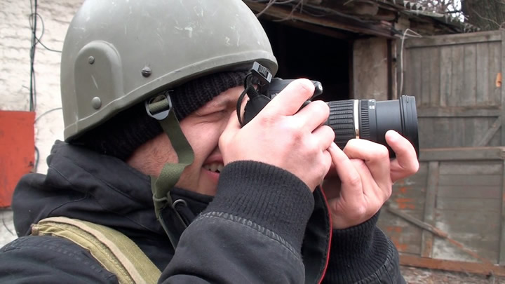 ETV特集　ブラッドが見つめた戦争 あるウクライナ市民兵の8年 写真